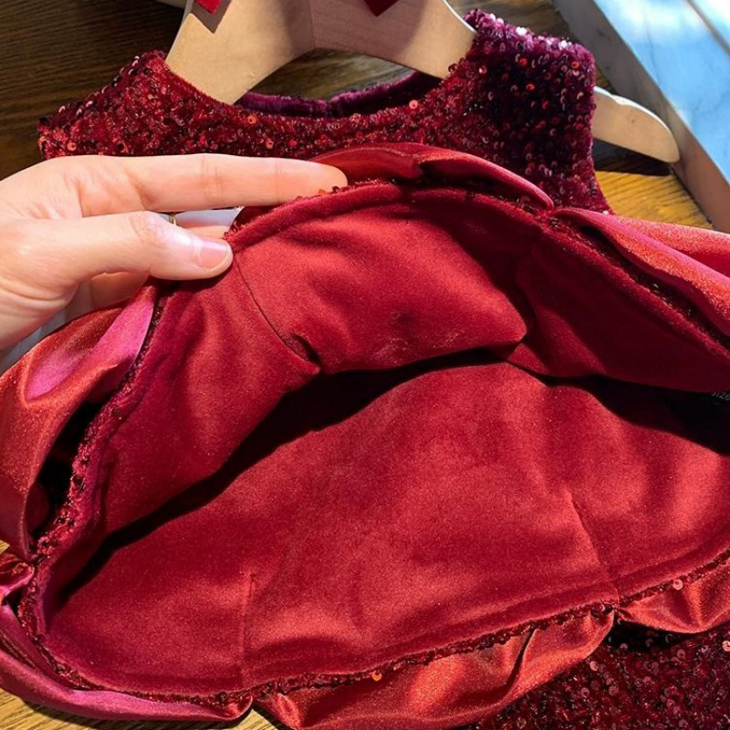 Sequins Fleece Sequins Sleeveless Regular Dresses - image 14