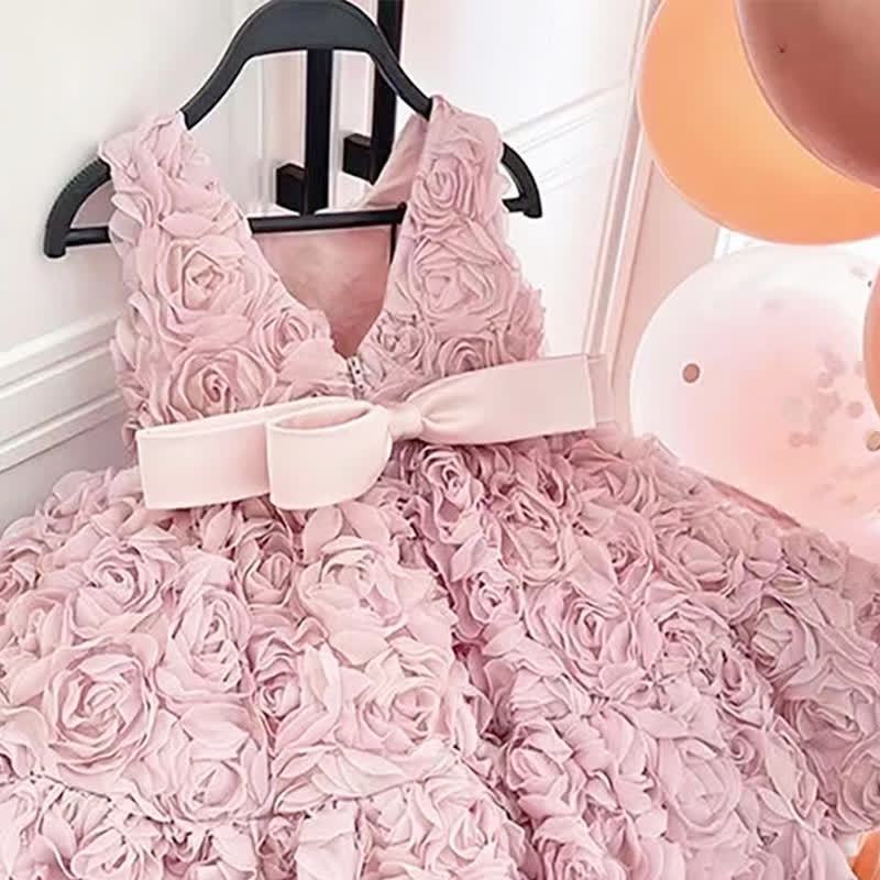 Chiffon Bow Sleeveless Mid-long Dresses - image 15