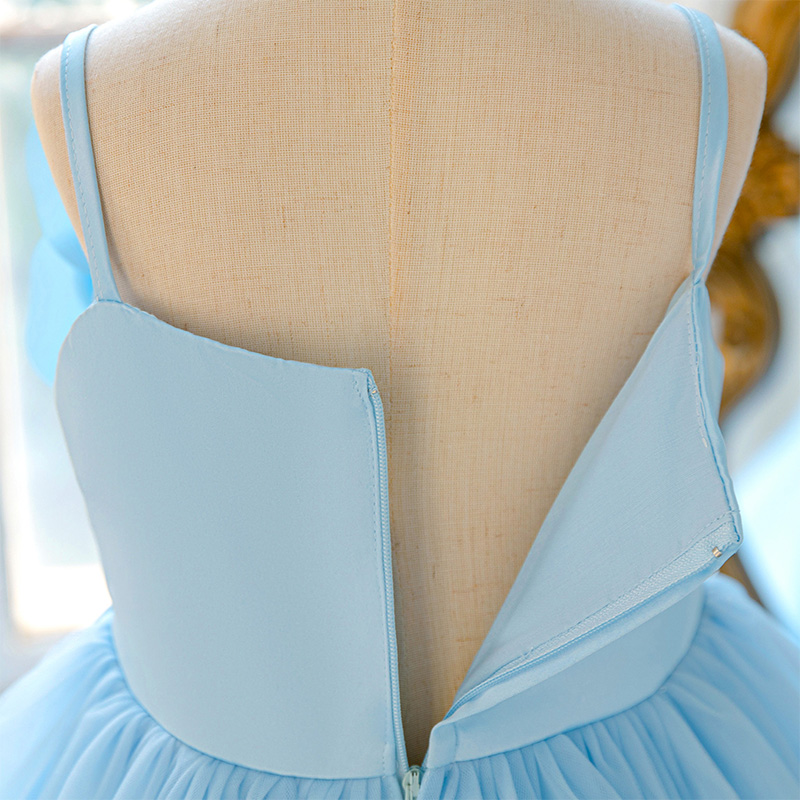 Satin Rosette Short Sleeve Midi Dresses - image 8
