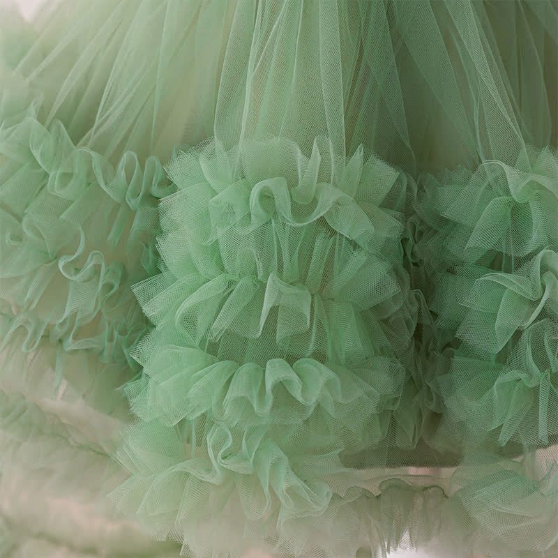 Mesh Bow Sequins Sleeveless Maxi Dresses - image 36