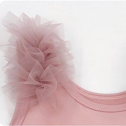 Mesh Tiered Sleeveless Midi Dresses - image 10