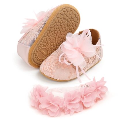 Solid Rosette Round Toe Flats - image 33