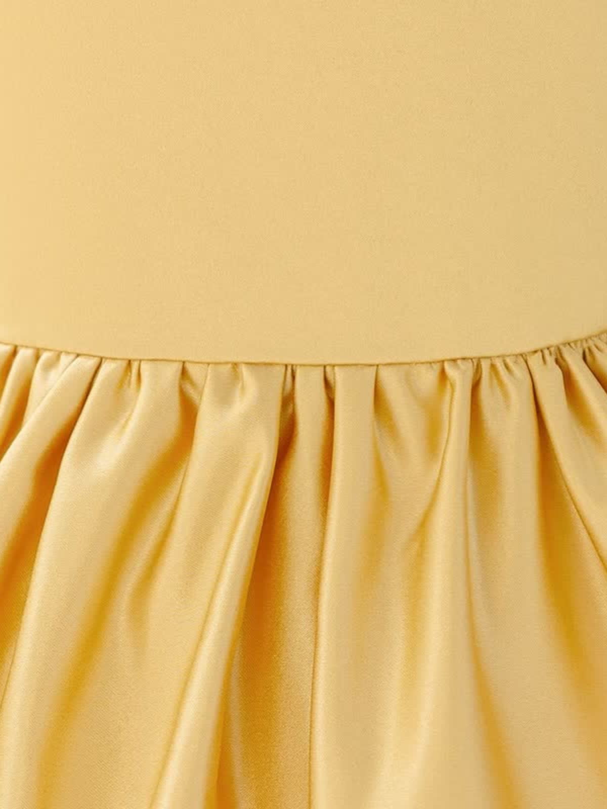 Satin Bow Backless Sleeveless Short Dresses - image 18