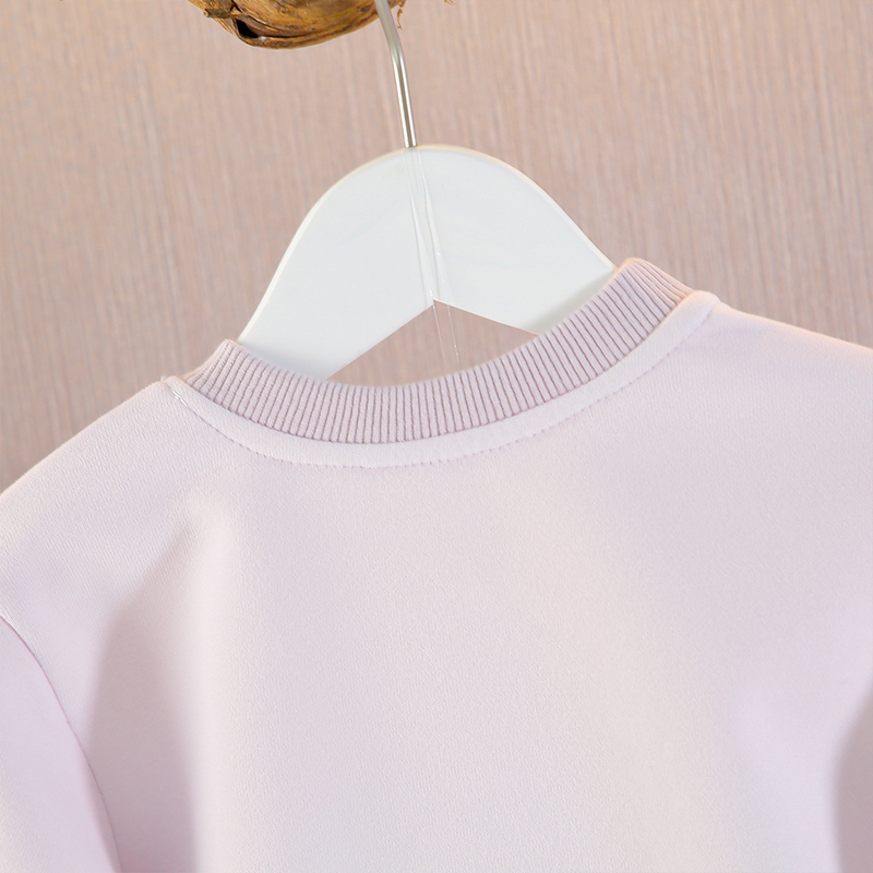 [Archive Sale] Fleece Fabric Pendant Long Sleeve Midi Dresses - image 10