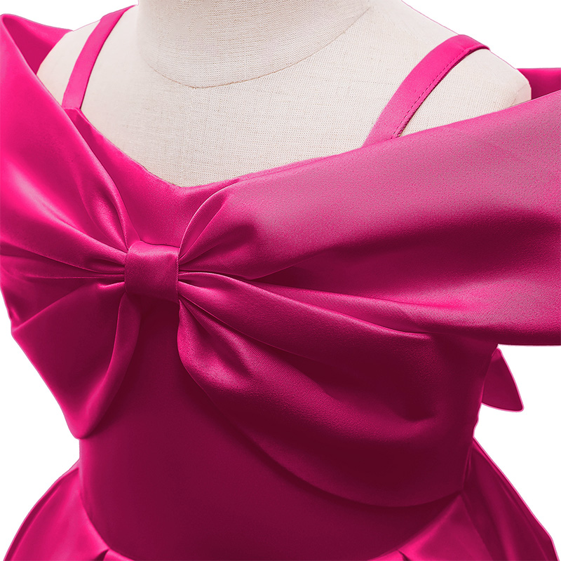 Satin Bow Cap Sleeve Midi Dresses - image 20