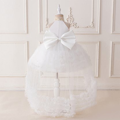 Mesh Bow Sequins Sleeveless Maxi Dresses - image 12