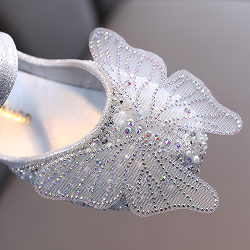 Solid Rhinestones Round Toe Mary Janes - image 10