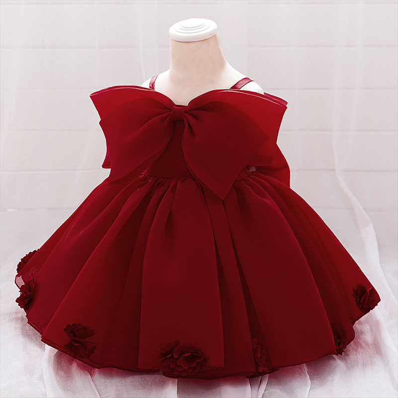 Organza Bow Rosette Maxi Dresses - image 30