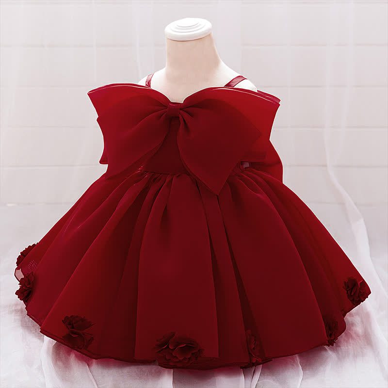 Organza Bow Rosette Maxi Dresses - image 30