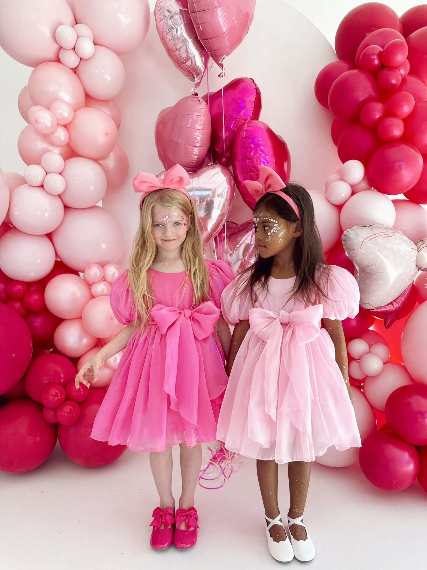 Satin Bow Short Sleeve Midi Dresses - image 9