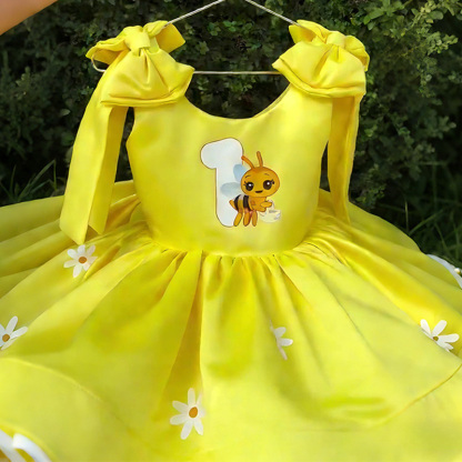 Satin Bow Printing Sleeveless Short Dresses - image 11