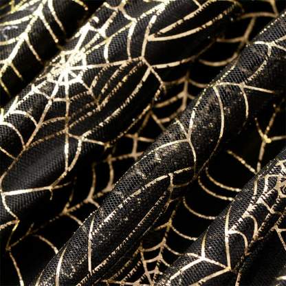 Satin Halloween Painting Maxi Dresses - image 14