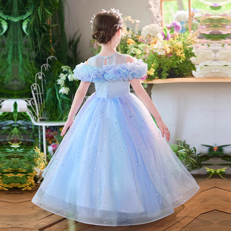 Mesh Fluffy Sleeveless Maxi Dresses - image 5