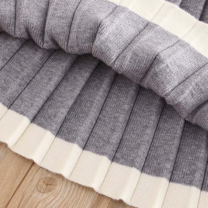 [Archive Sale] Yarn/wool Yarn Bow Imitation Pearls Long Sleeve Regular Two-piece Set - image 12