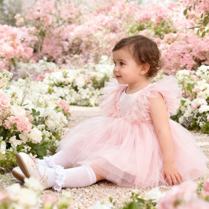 Mesh Folds Sleeveless Midi Dresses - image 12