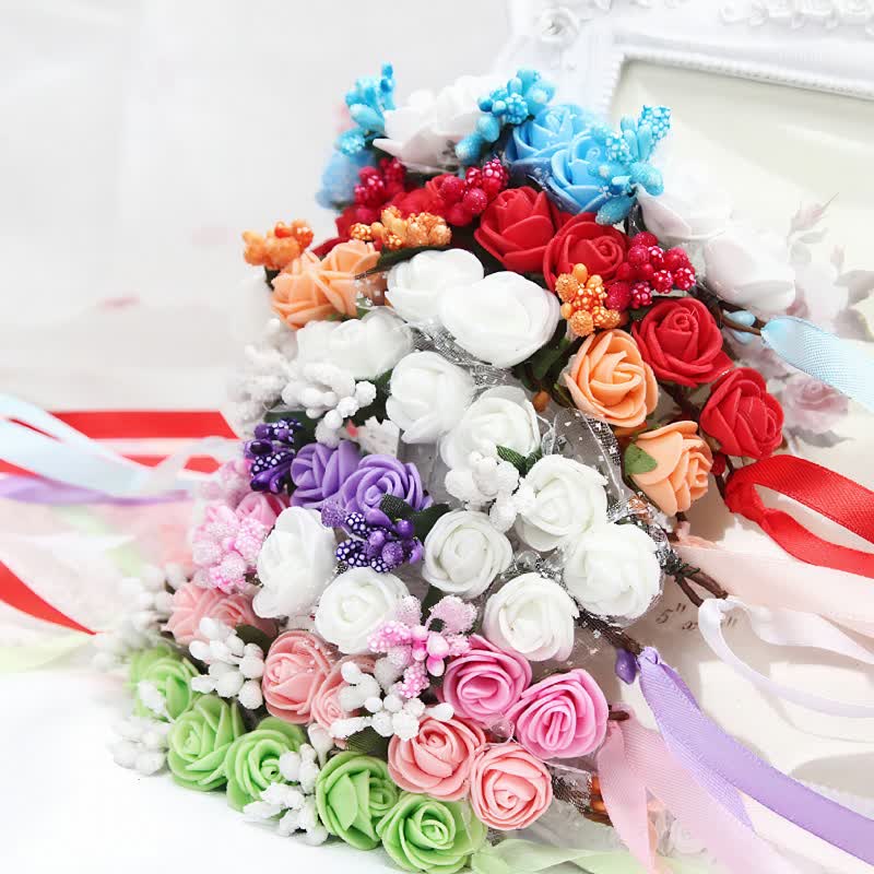 Solid Rosette Wrist Corsage - image 15
