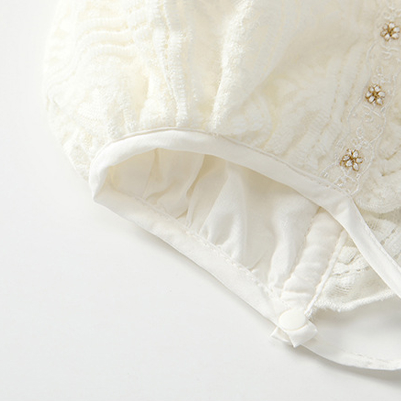 [Archive Sale] Lace Bow Long Sleeve Regular Bodysuit - image 10