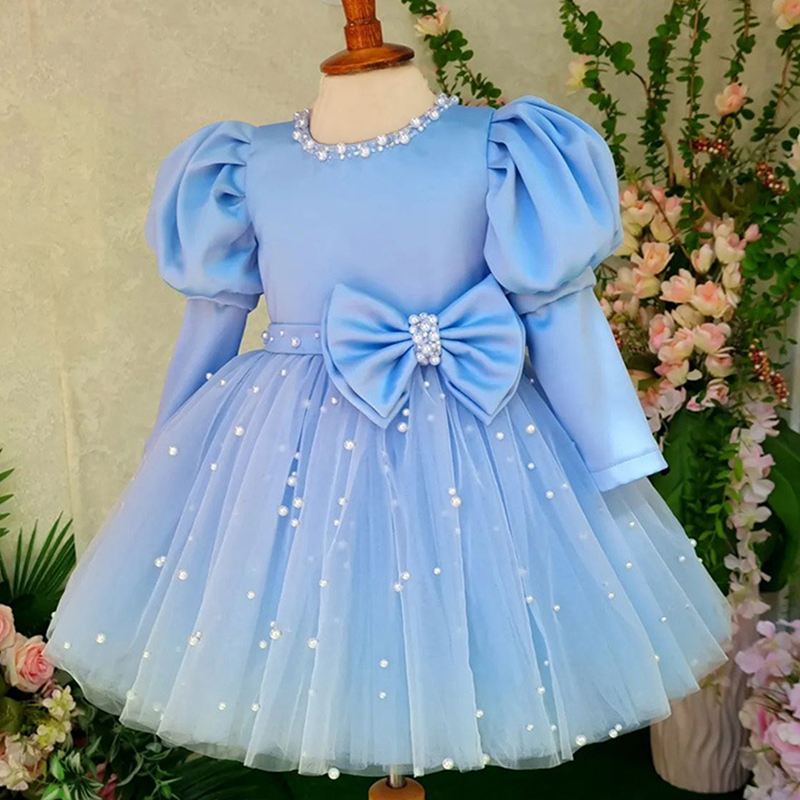 Satin Split Joint Long Sleeve Midi Dresses - image 5