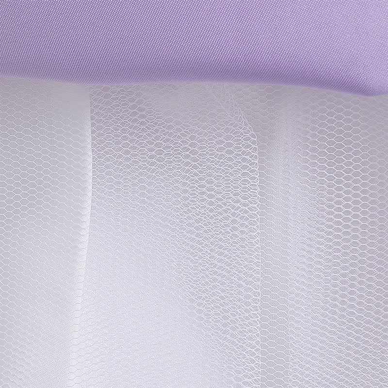 Satin & Mesh Rosette Sleeveless Mid-long Dresses - image 59