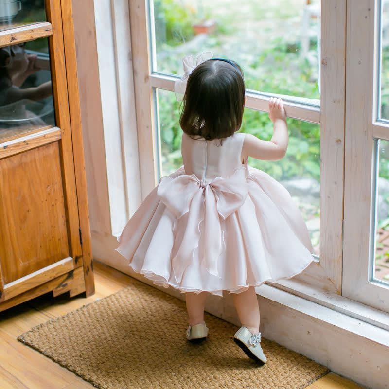 Organza Bow Sleeveless Midi Dresses - image 5