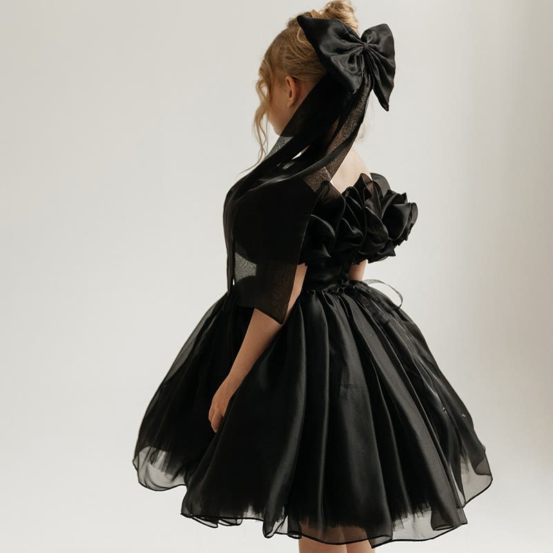 Organza Rosette Sleeveless Midi Dresses - image 6