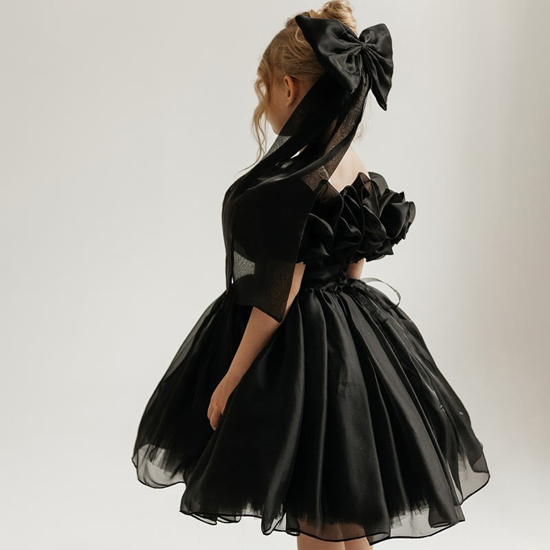 Organza Rosette Sleeveless Midi Dresses - image 6