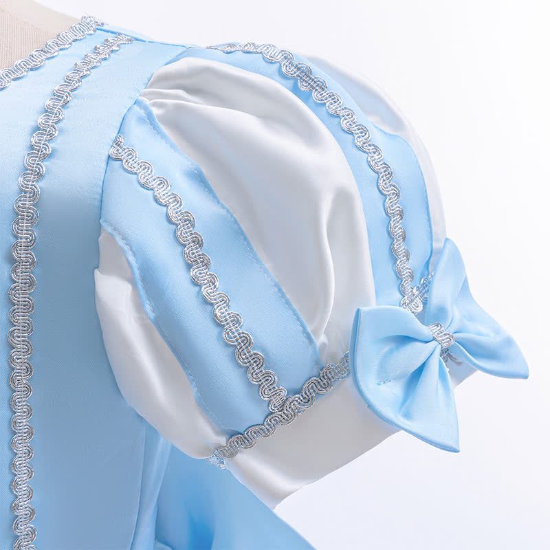 Chemical Fiber Blend Glitter Folds Short Sleeve Maxi Dresses - image 6