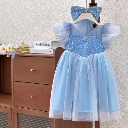 [Archive Sale] Mesh Tiered Short Sleeve Midi Dresses - image 3