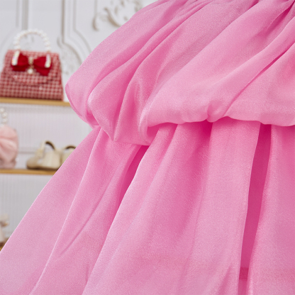 [Archive Sale] Chemical Fiber Blend Split Joint Long Sleeve Midi Dresses - image 14