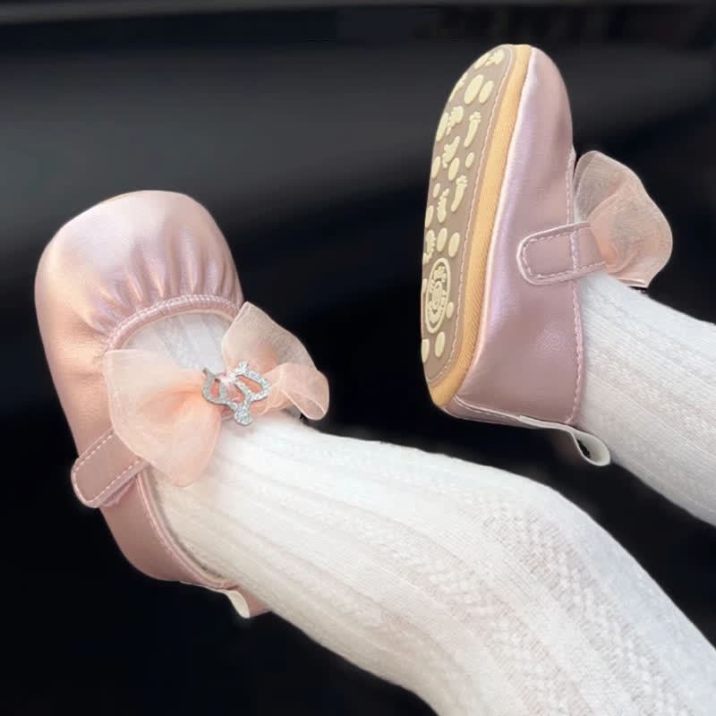 Solid Bow Ballet Round Toe Flats - image 3