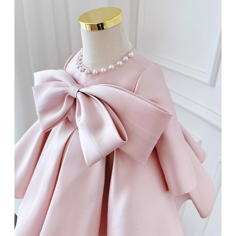 Satin Bow Sleeveless Regular Dresses - image 10