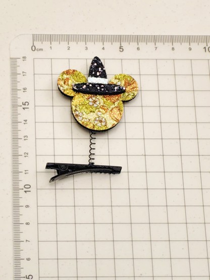 Halloween With Glitter Hair Accessories - Mickey Hat - One size - image 12