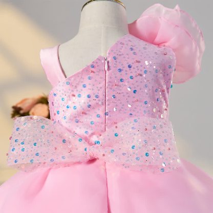 Organza Folds Sleeveless Mid-long Dresses - image 4