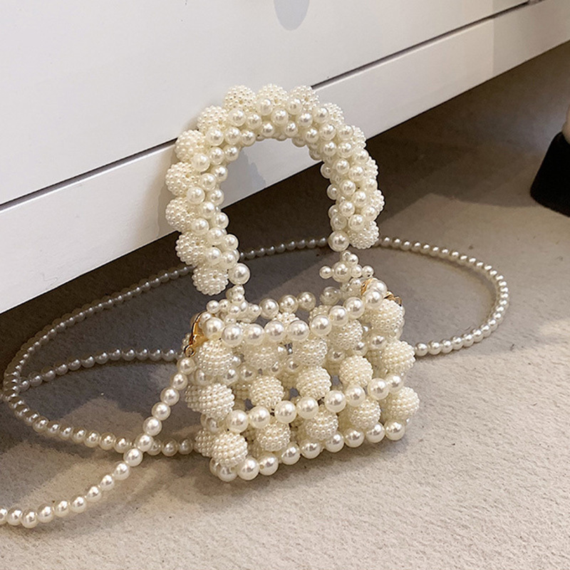 Solid With Pearls Bags - image 13