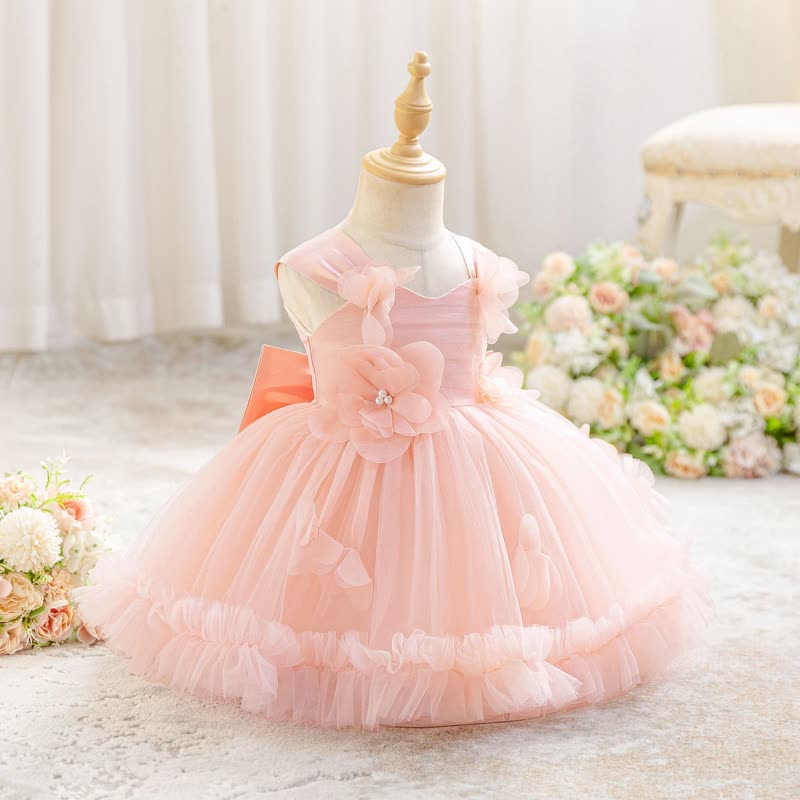 Mesh Rosette Sleeveless Midi Dresses - image 4