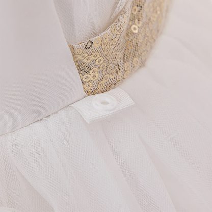 Mesh Bow Sequins Sleeveless Maxi Dresses - image 16