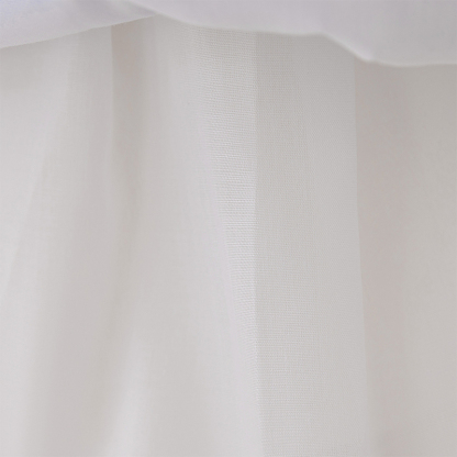 Satin Bow Lace Short Sleeve Midi Dresses - image 8