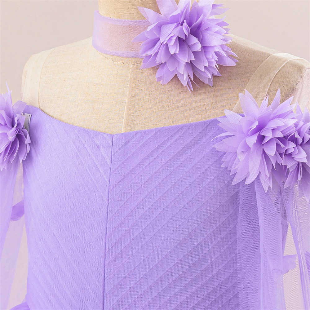 Mesh Rosette Sleeveless Midi Dresses - image 79