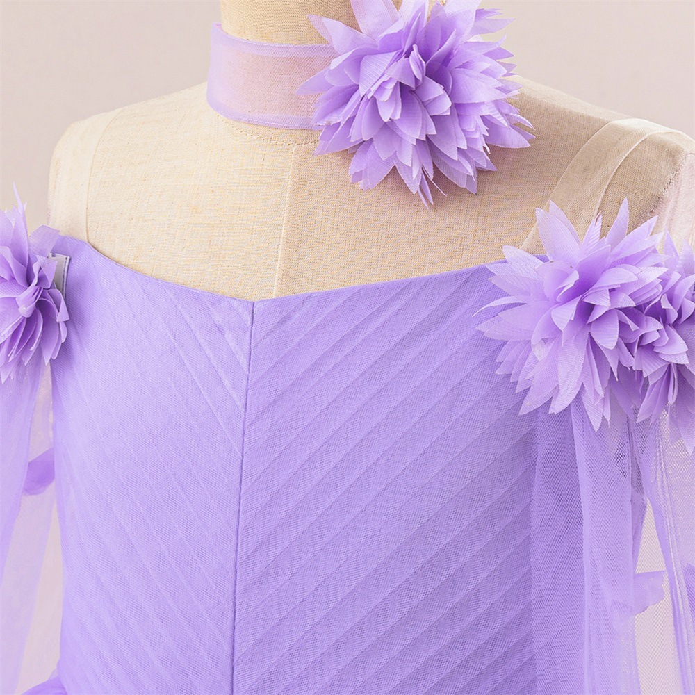 Mesh Rosette Sleeveless Midi Dresses - image 79