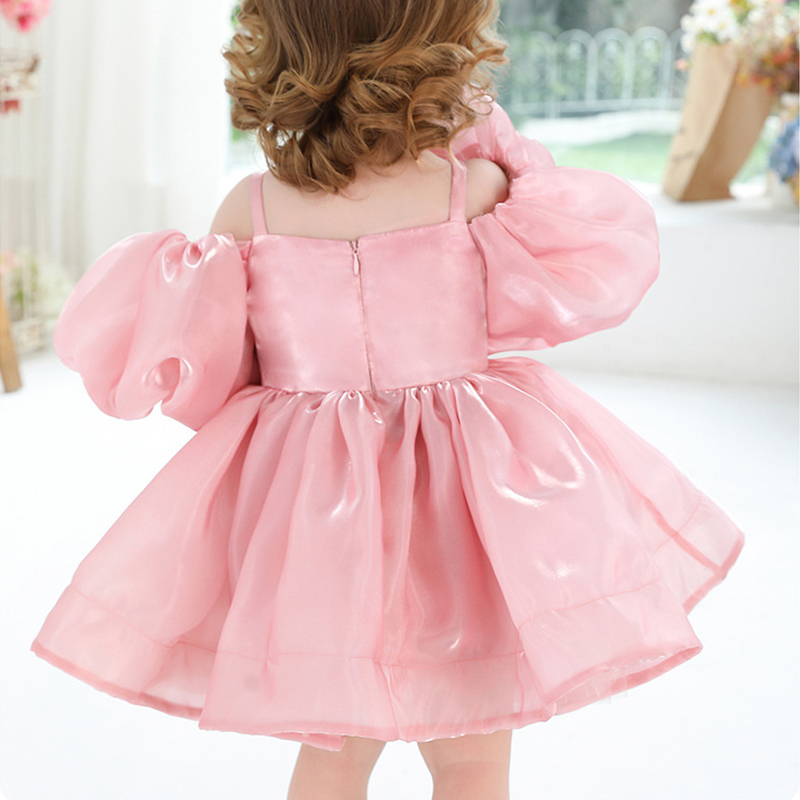 Organza Bow Gallus Midi Dresses - image 5
