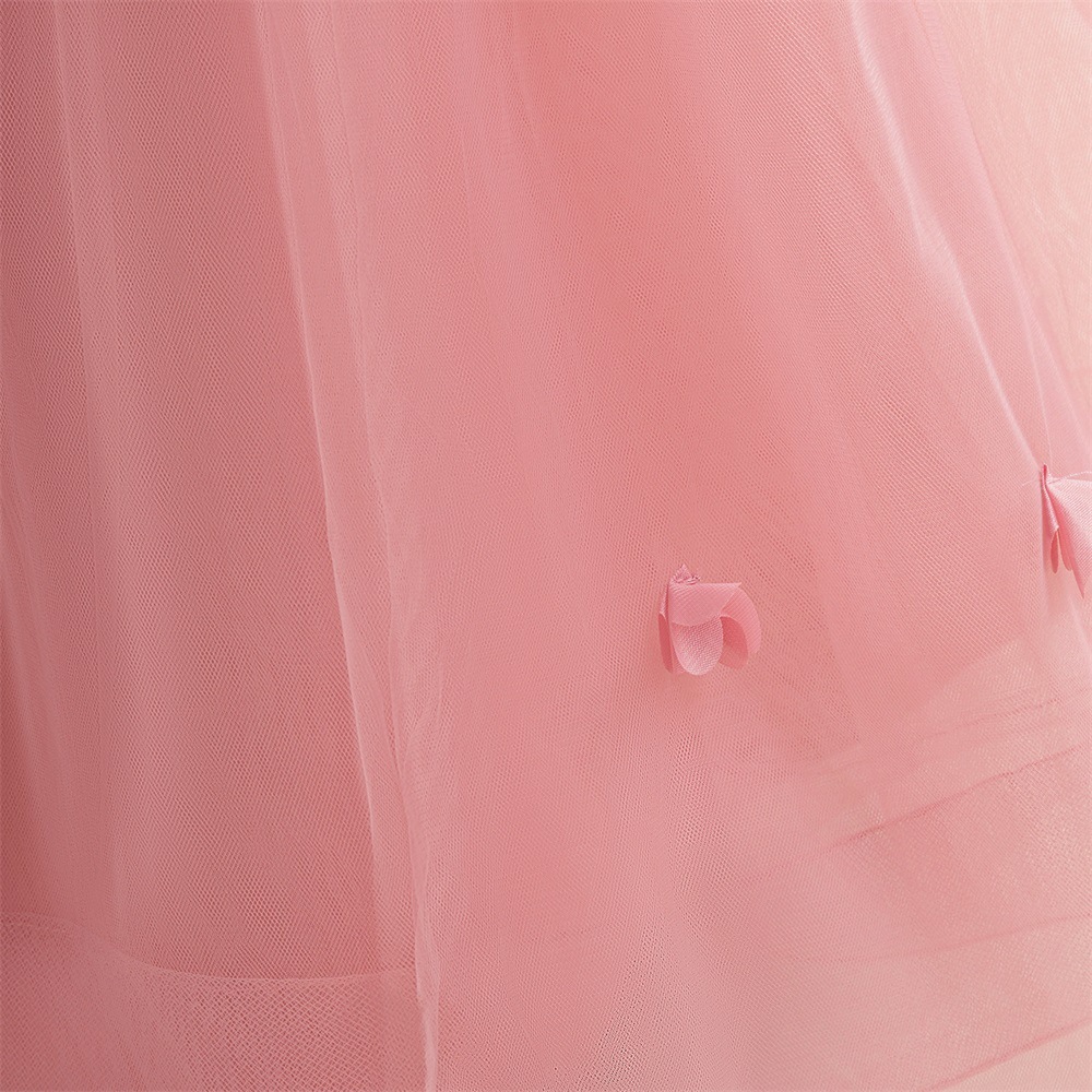 Mesh Rosette Sleeveless Midi Dresses - image 52