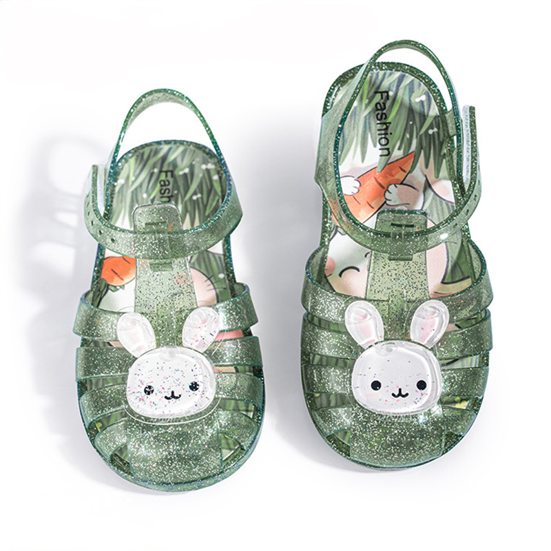 Cartoon Glitter Round Toe Sandals - image 15