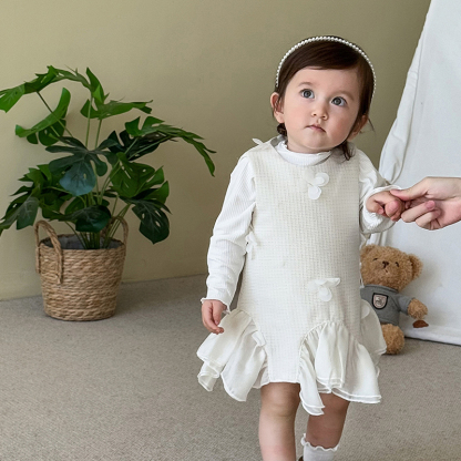 [Archive Sale] Chemical Fiber Blend Rosette Long Sleeve Regular Two-piece Set - image 12