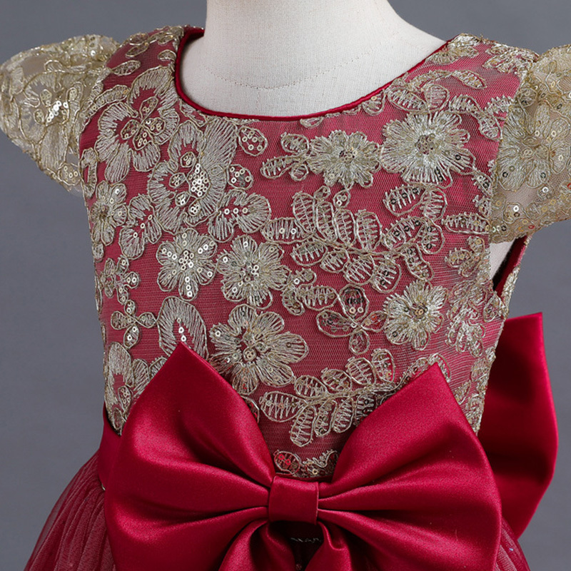 Mesh Bow Lace-up Cap Sleeve Maxi Dresses - image 14