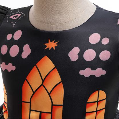 Chemical Fiber Blend Printing Sleeveless Mid-long Dresses - image 4