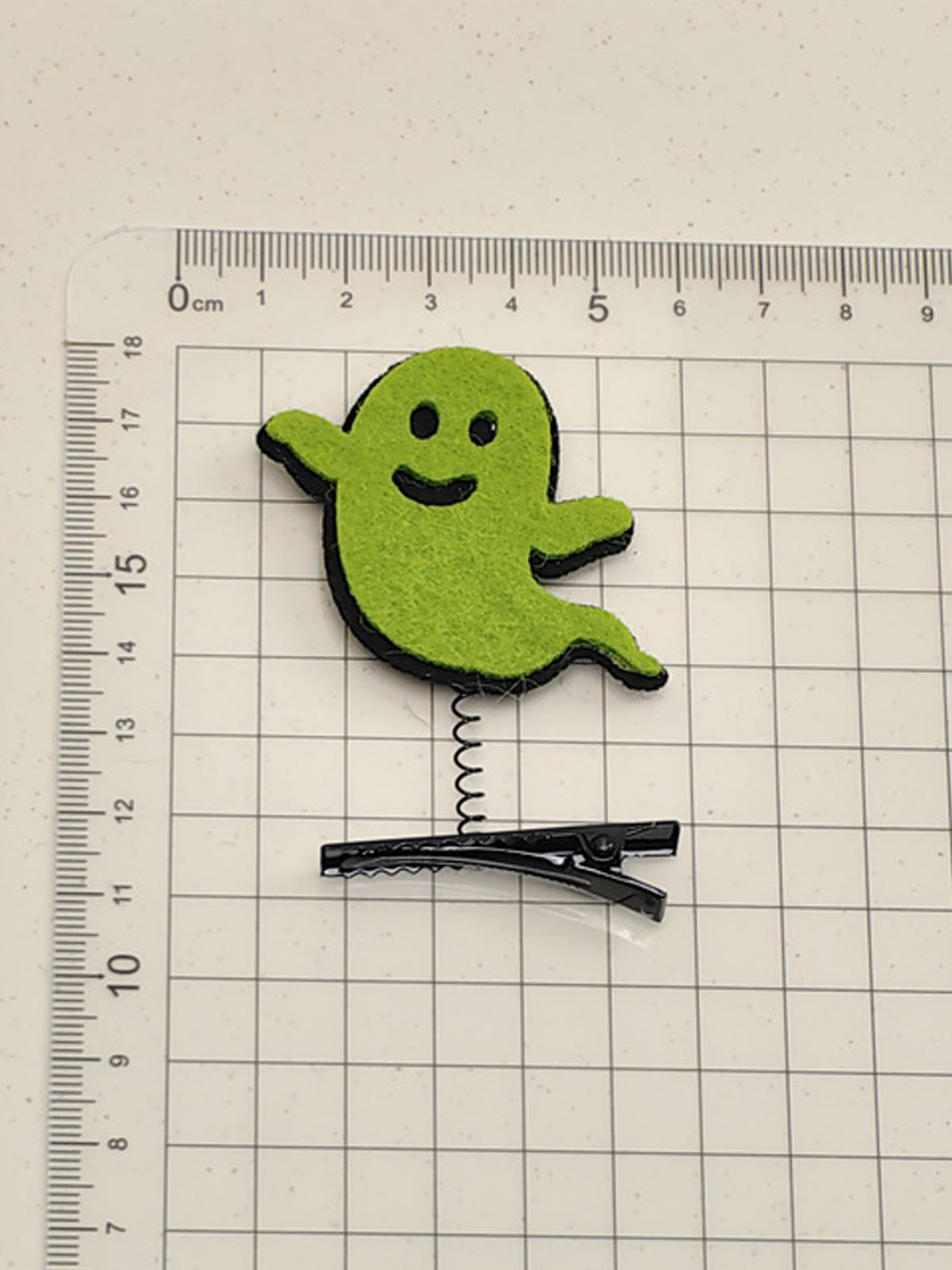 Halloween With Glitter Hair Accessories - Green Ghost - One size - image 10