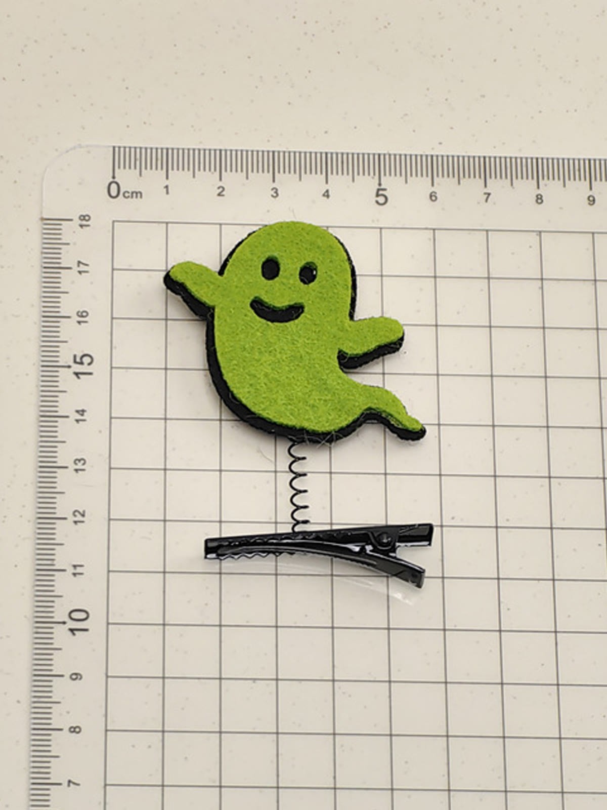 Halloween With Glitter Hair Accessories - Green Ghost - One size - image 10