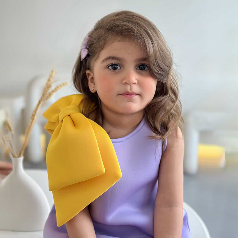 SCUBA KNIT Bow Sleeveless Midi Dresses - image 6