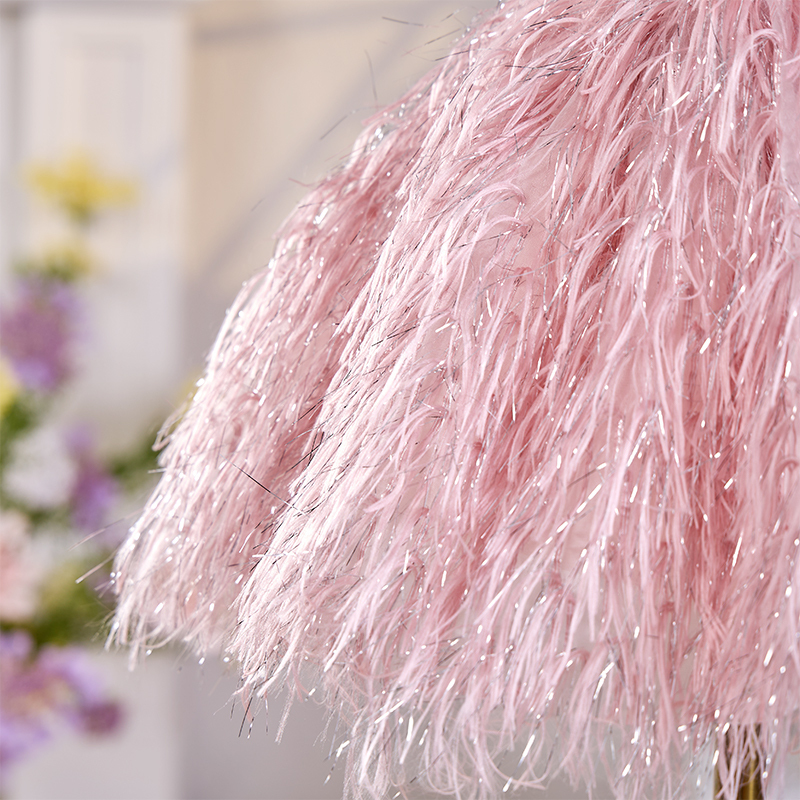 Chemical Fiber Blend Split Joint Cap Sleeves Midi Dresses - image 8