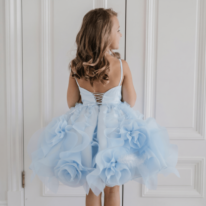 Organza Rosette Sleeveless Midi Dresses - image 5
